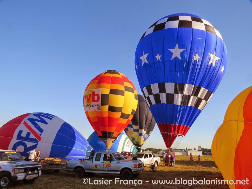 Campeonato de Balonismo em Rio Claro - Luis Silvestre - Decolagem para prova Fly In