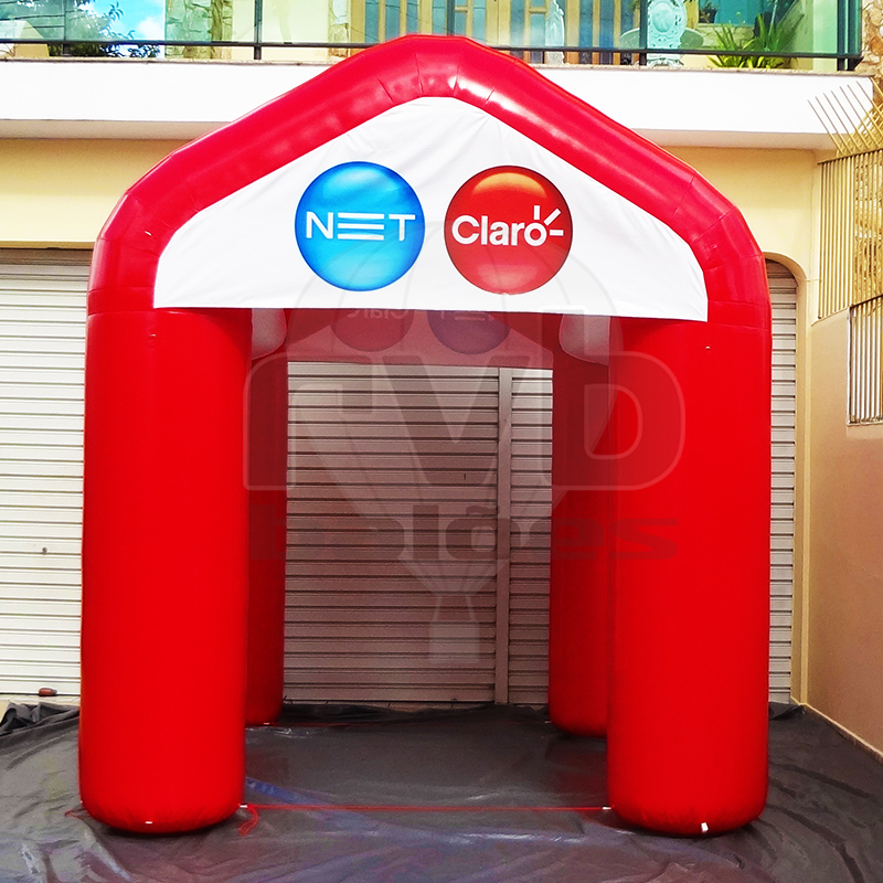 Tenda inflável Promocional para Eventos - Claro e net