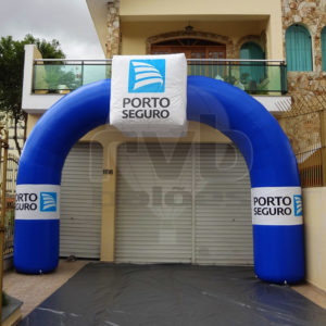 Arco Inflável Promocional Porto Seguro