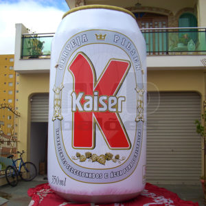Lata Inflável Cerveja Kaiser
