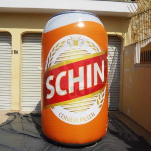 Lata Inflável Cerveja Schin