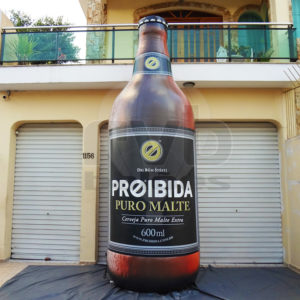 Garrafa Inflável Proibida Cerveja