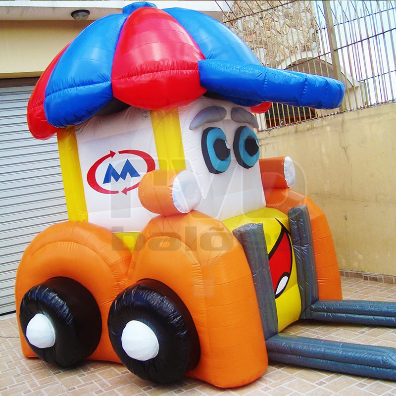 Mascote Inflável Empilhadeira Marchamp