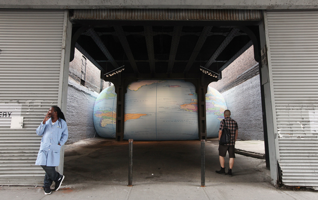 David Byrne inflável