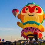 Decolagem do balão de formato especial Monkey King foto by Anderson Batista