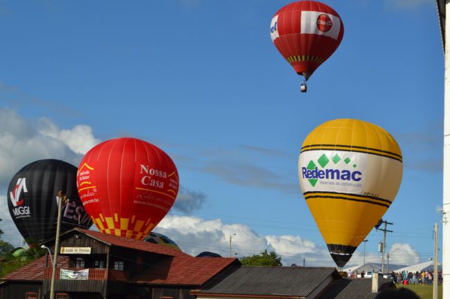 Balonismo em Venâncio Aires/RS foi um sucesso