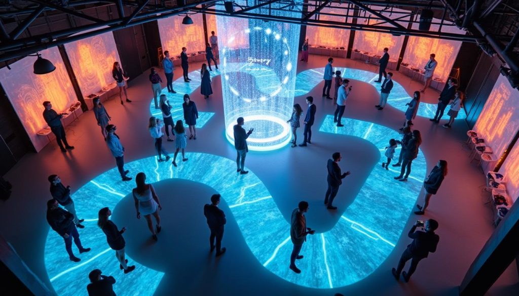 Evento imersivo utilizando tecnologia