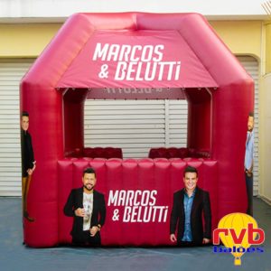 Tendas Inflaveis em Shows e Eventos Marcos e Belutti