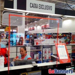 Proteção em Acrilico Extra