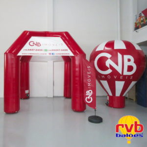 Promoção Comprou-Ganhou CNB Imóveis - Tenda Inflável
