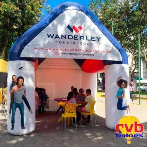 Inflável Promocional Tenda Wanderley Construções