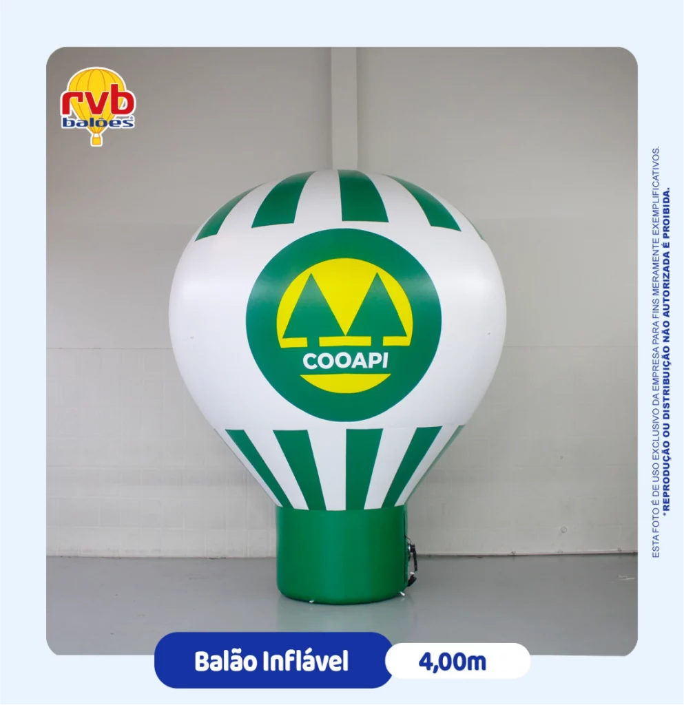 Balão Inflável - 4metros - Cooapi Coperativas