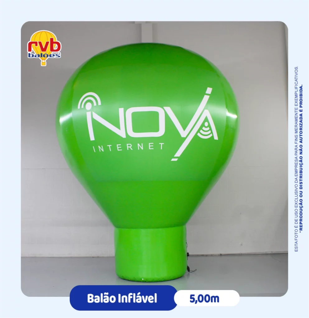 Balão Inflável - 5metros - Inova Internet