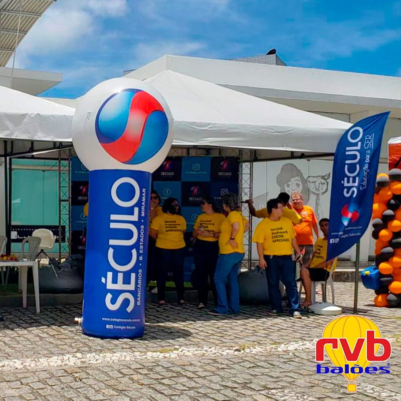 Inflaveis para evento Totem Século