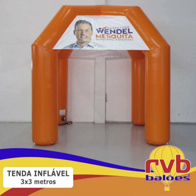Tenda inflável para campanha política