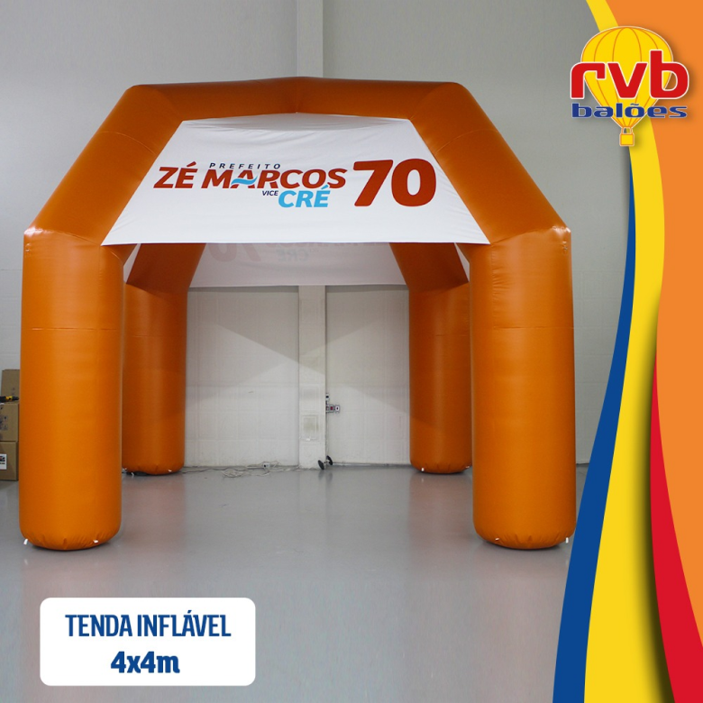 Tenda personalizada para candidato a prefeito