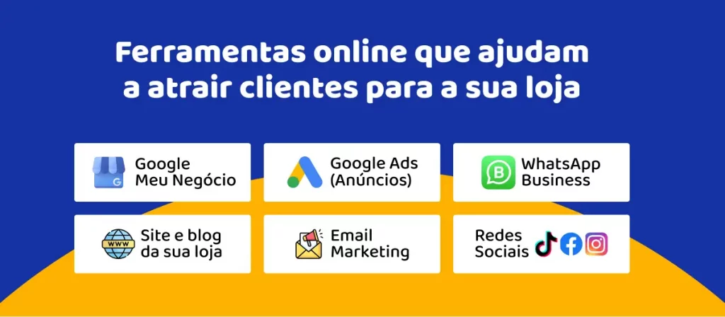 Ferramentas que ajudam a atrair cliente para loja física