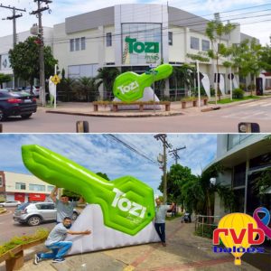 Baloes inflaveis personalizados Painel Tozi