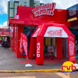 Baloes inflaveis personalizados Tenda Mercadao dos Oculos