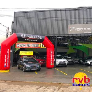Baloes inflaveis personalizados portal BF Veiculos