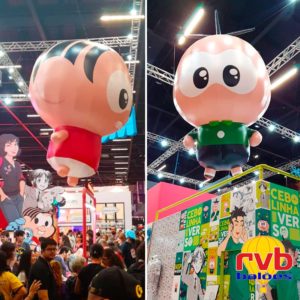 Inflavel promocional Boneco Monica e Cebolinha