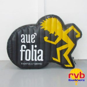 Inflavel promocional Logomarca Aue Folia