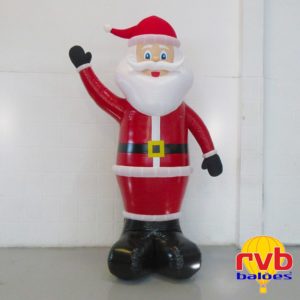 Inflavel promocional Papai Noel em pe