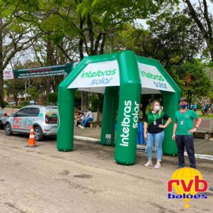 Inflavel promocional Tenda Intelbras