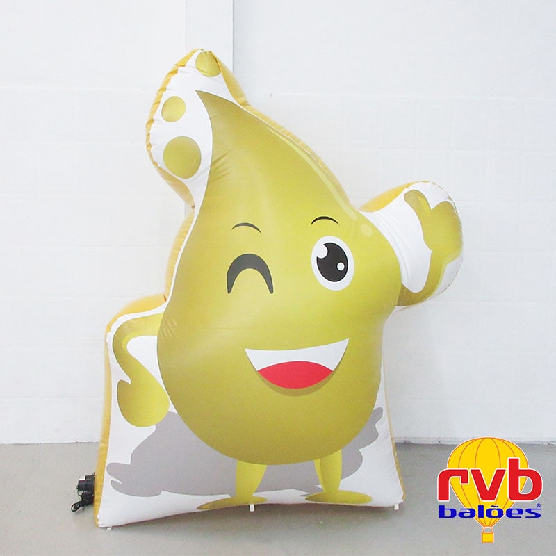 Boneco Inflavel Gota Oleo