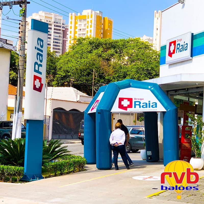 Tenda Inflável Fármacia Droga Raia