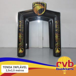 Tenda Inflavel Gigante 2,5x2,5 Trave Classe A