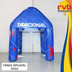 Tenda Inflavel Gigante 3x3 Casinha Direcional