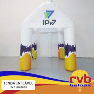 Tenda Inflavel Gigante 3x3 Casinha IPV7