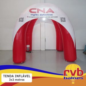 Tenda Inflavel Gigante 3x3 Iglu CNA