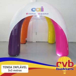 Tenda Inflavel Gigante 3x3 Iglu Oai