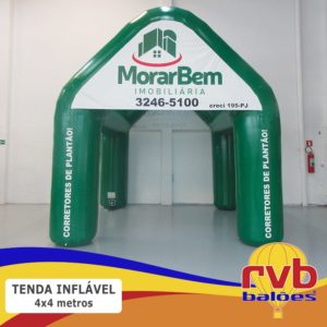 Tenda Inflavel Gigante 4x4 Casinha Bem Morar Imobiliaria