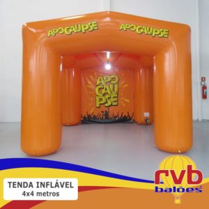 Tenda Inflavel Gigante 4x4 Trave Apocalipse