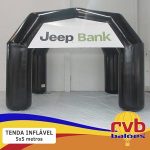 Tenda Inflavel Gigante 5x5 Classica Jeep Bank