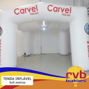 Tenda Inflavel Gigante 5x5 Trave Carvel