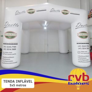 Tenda Inflavel Gigante 5x5 Trave Duetto