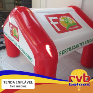 Tenda Inflavel Gigante 6x6 Casinha Fecoagro