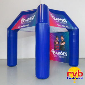 Tendas inflaveis em shows e eventos Baroes da Pisadinha