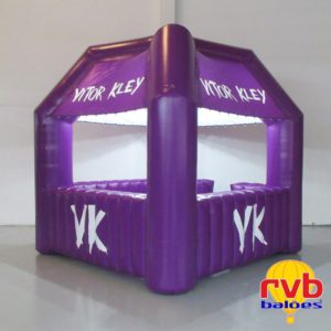 Tendas inflaveis em shows e eventos Vitor Kley