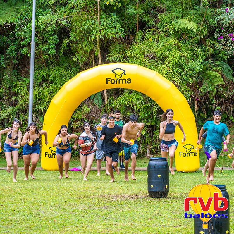 portais inflaveis em eventos esportivos Forma