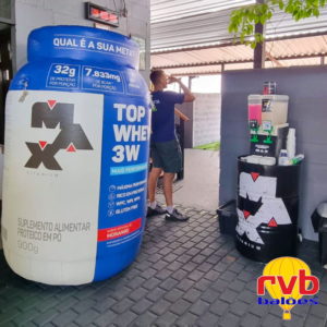 Marketing para Academias Pote Inflavel Max Titanium
