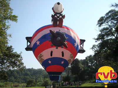 Túnel do Tempo: Balão Special Shape RED BARON