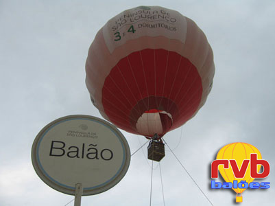 Túnel do Tempo: Balão em lançamento imobiliários