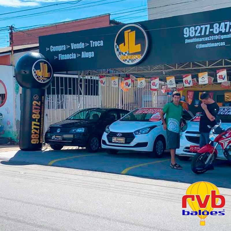 Totem Inflável Personalizado JL Multimarcas