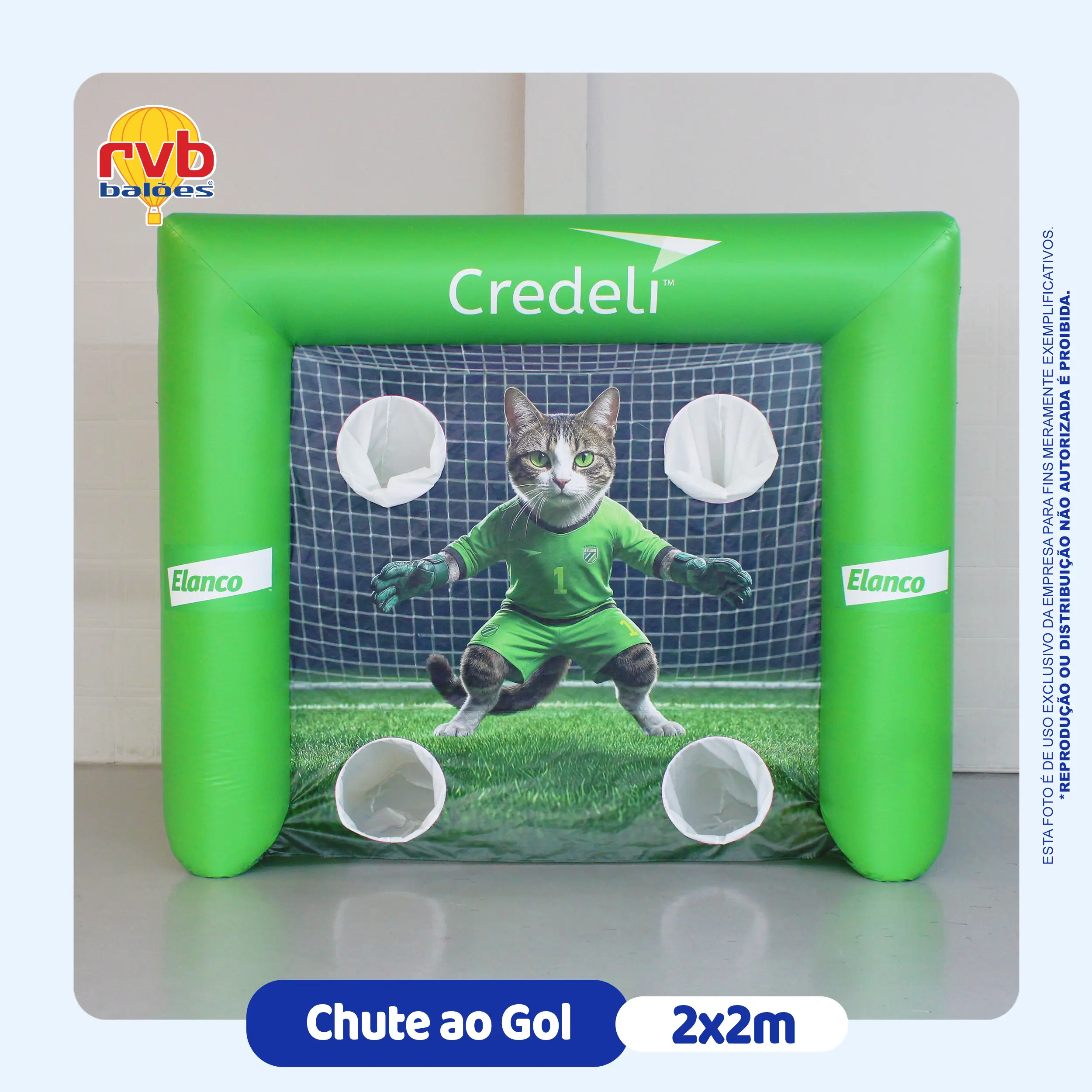 CHUTE AO GOL 2x2m CREDELI