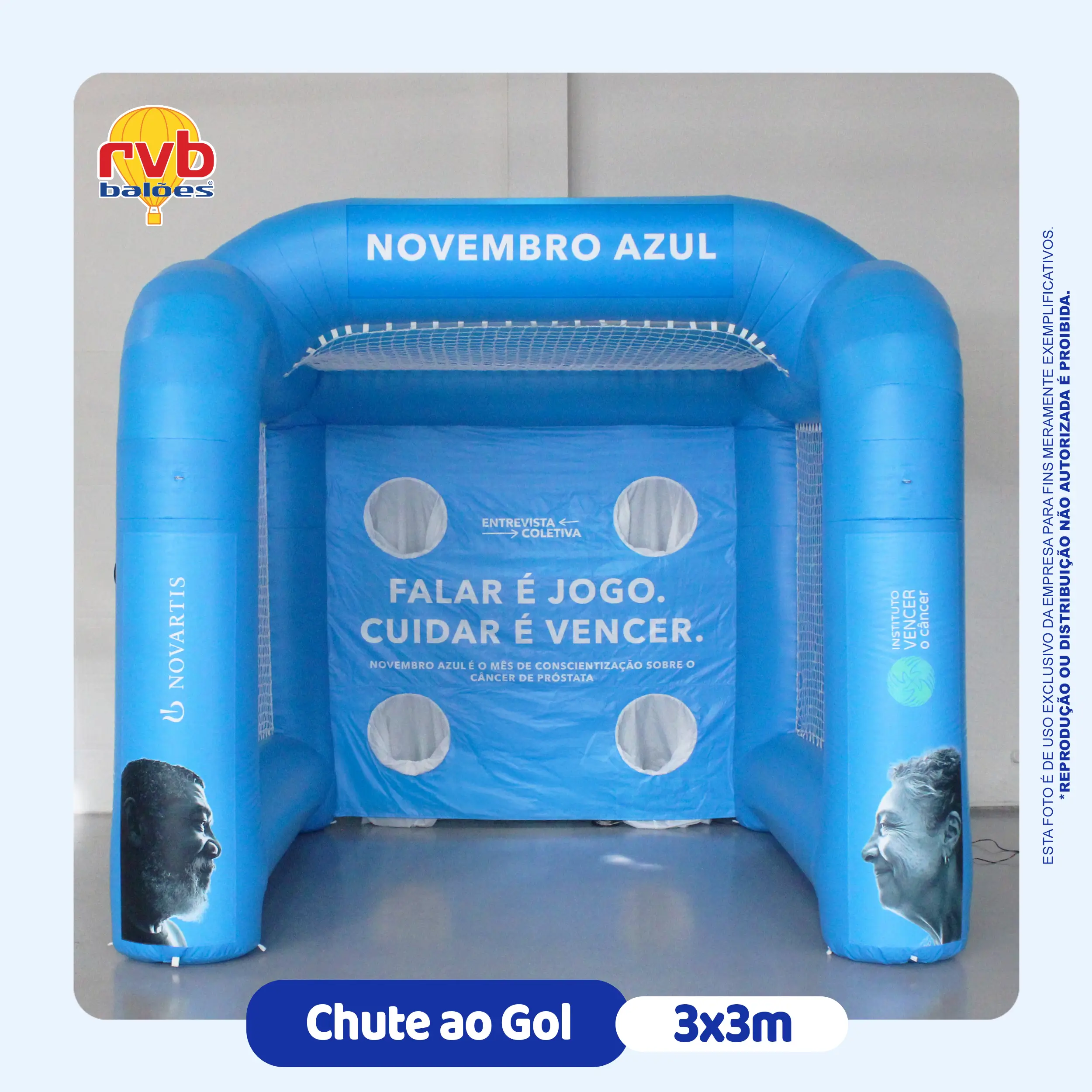 CHUTE AO GOL 3x3m NOVARTIS